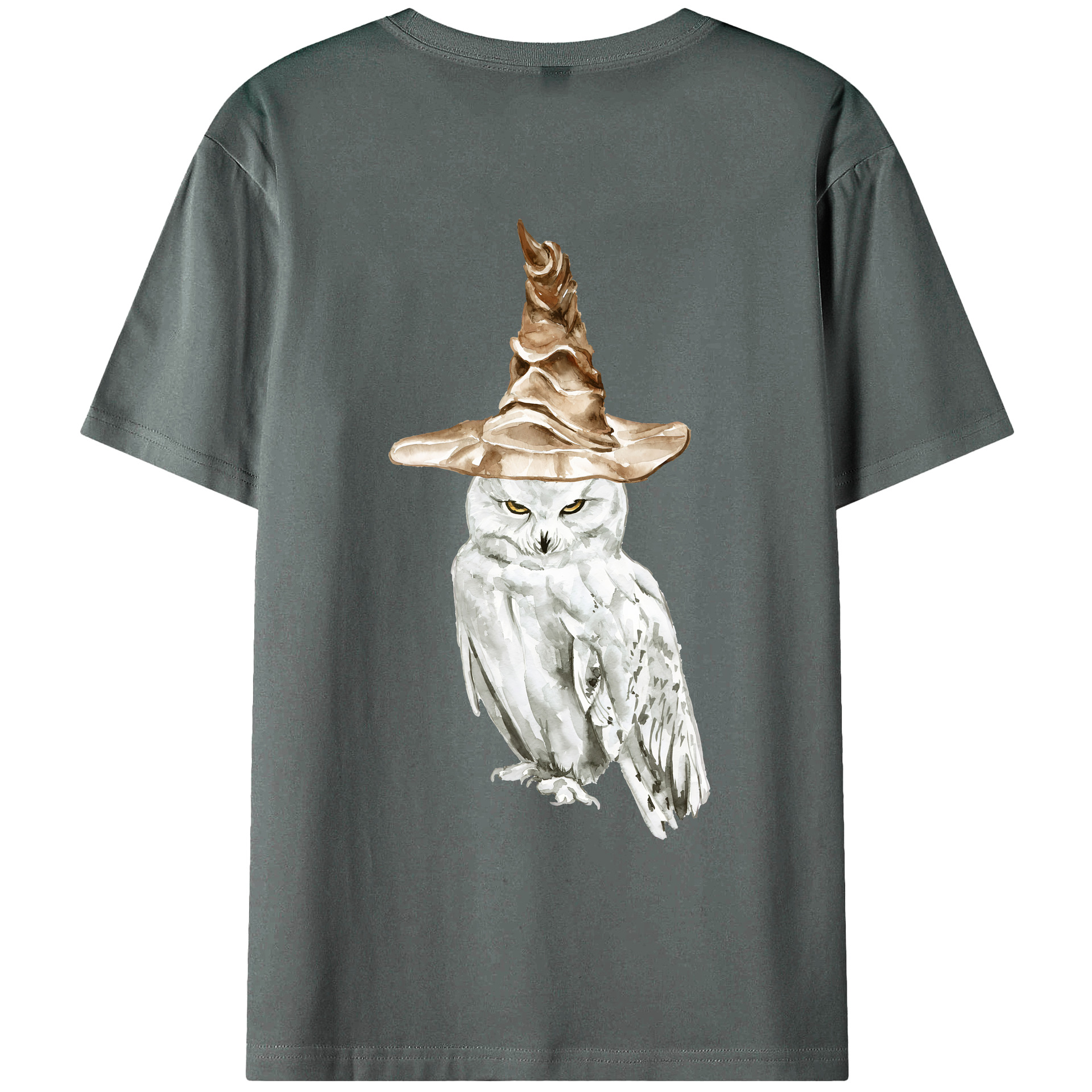 （画像用） Harry Potter ハリー・ポッターシリーズ 綿100％ メンズ半袖Tシャツ（バックプリント） 通気性